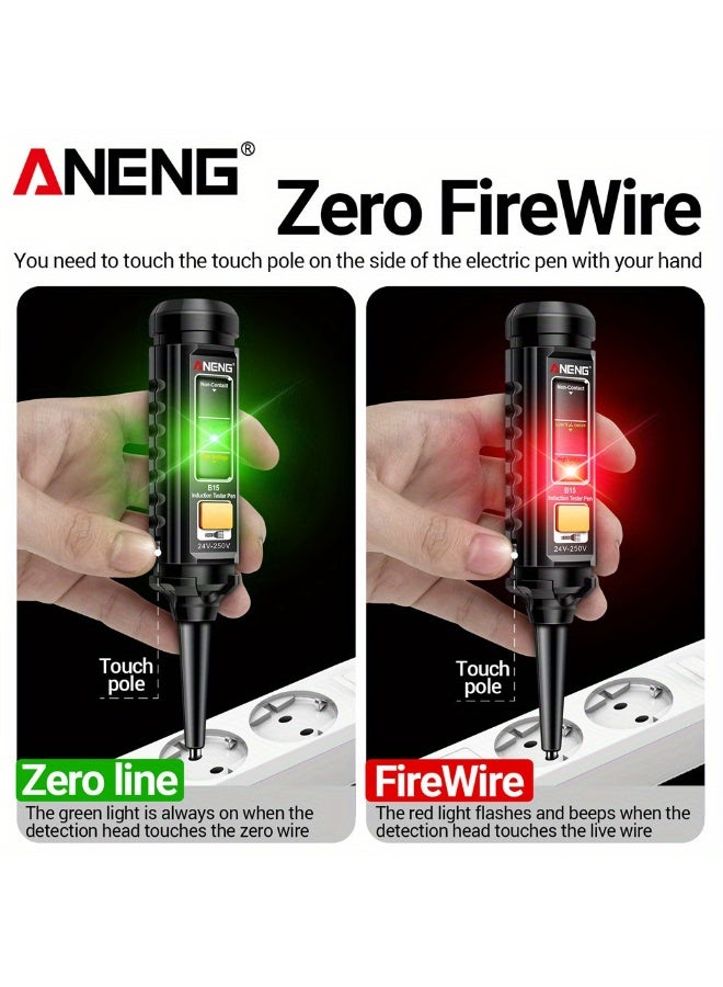 ANENG جهاز اختبار الكشف عن التيار المباشر NENG B15 مع ضوء مؤشر - Image 4